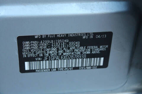 2013 Subaru Impreza 2.0i Sport Premium