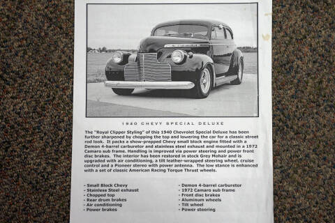 1940 Chevrolet Special DeLuxe