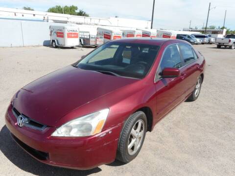 2003 Honda Accord for sale at AUGE'S SALES AND SERVICE in Belen NM