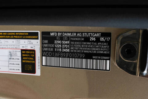 2018 Mercedes-Benz E-Class E 400