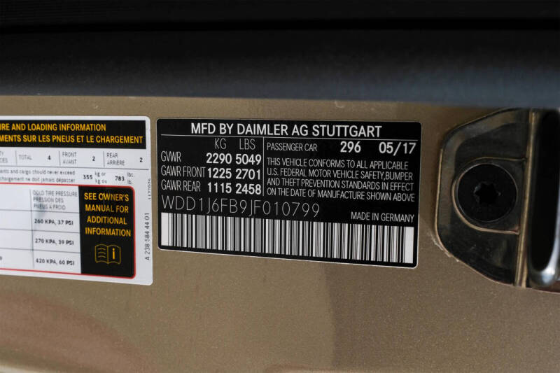 2018 Mercedes-Benz E-Class E 400