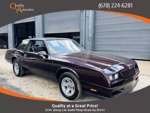 1986 Chevrolet Monte Carlo