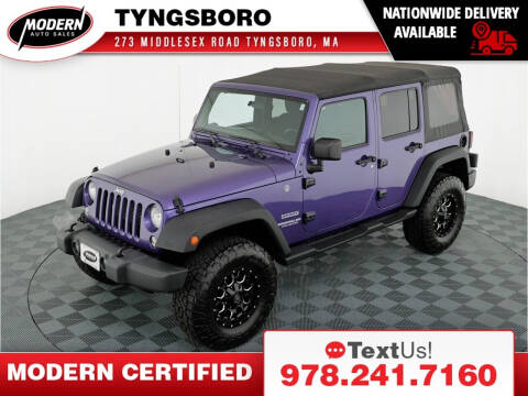 2017 Jeep Wrangler Unlimited for sale at Modern Auto Sales in Tyngsboro MA