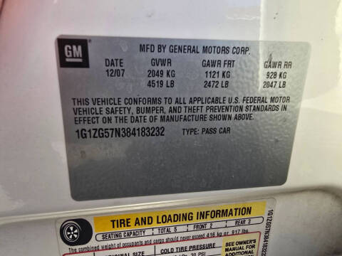 2008 Chevrolet Malibu Fleet