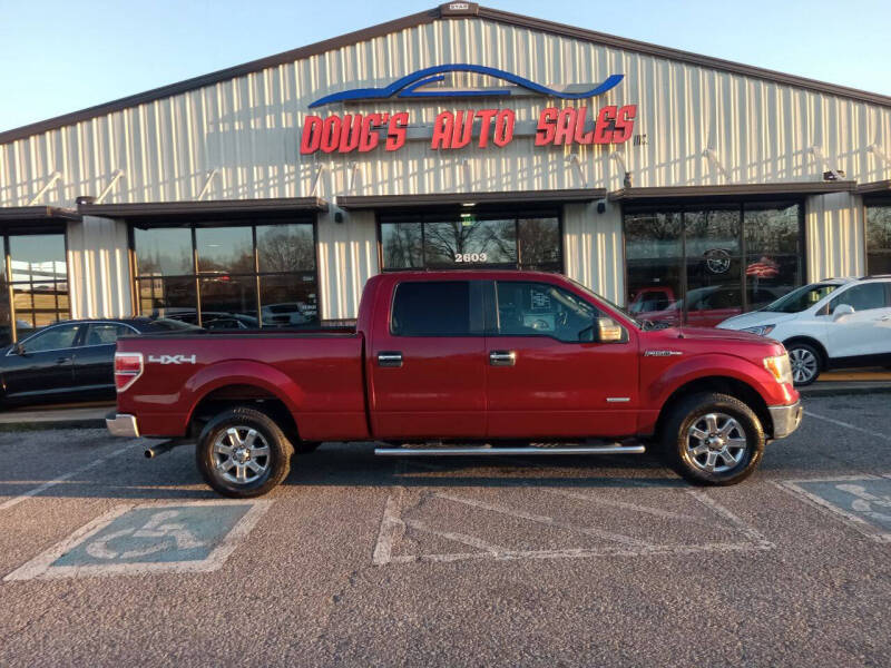 2014 Ford F-150 for sale at DOUG'S AUTO SALES INC in Pleasant View TN