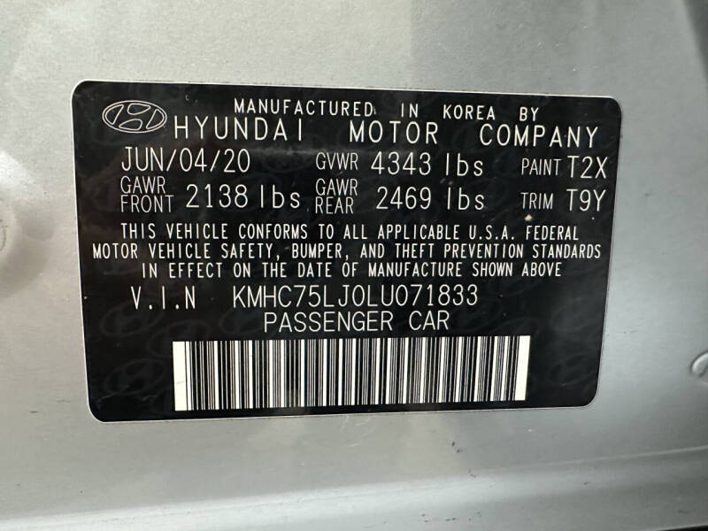 2020 Hyundai Ioniq Electric SE