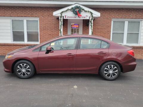 2012 Honda Civic for sale at UPSTATE AUTO INC in Germantown NY