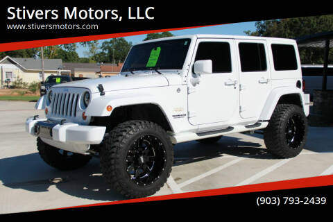 2013 Jeep Wrangler Unlimited for sale at Stivers Motors, LLC in Nash TX