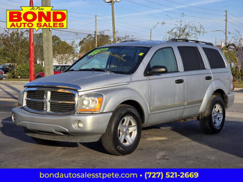 2005 Dodge Durango for sale at Bond Auto Sales of St Petersburg in Saint Petersburg FL