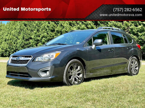 2013 Subaru Impreza for sale at United Motorsports in Virginia Beach VA