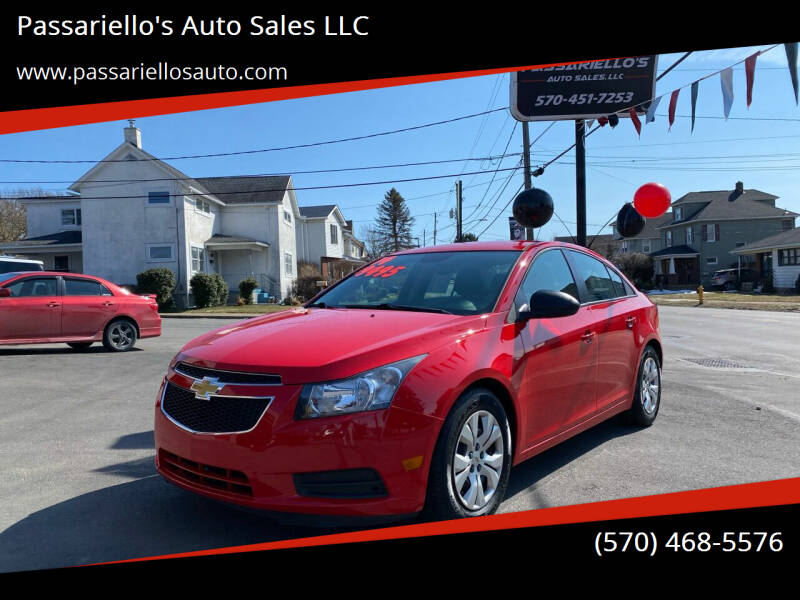 2014 Chevrolet Cruze for sale at Passariello's Auto Sales LLC in Old Forge PA