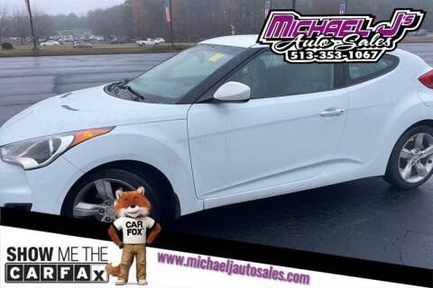 2012 Hyundai Veloster for sale at MICHAEL J'S AUTO SALES in Cleves OH