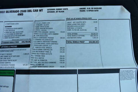 2022 Chevrolet Silverado 2500HD