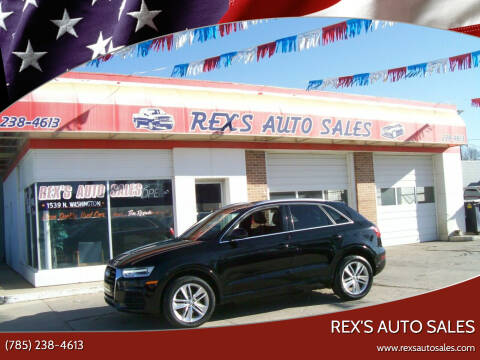2016 Audi Q3 for sale at Rex's Auto Sales in Junction City KS