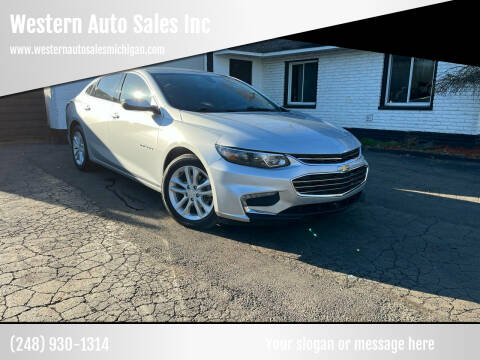 2018 Chevrolet Malibu for sale at Western Auto Sales Inc in Farmington Hills MI