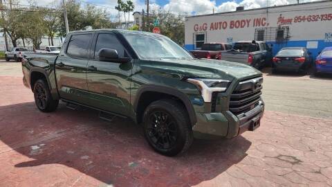 2023 Toyota Tundra for sale at GG Quality Auto in Hialeah FL