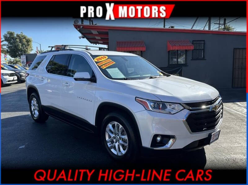 2019 Chevrolet Traverse for sale at Pro X Motors in South Gate CA