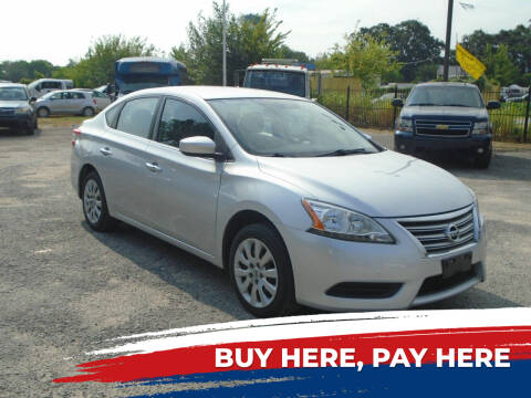 2015 Nissan Sentra for sale at J & F AUTO SALES in Houston TX
