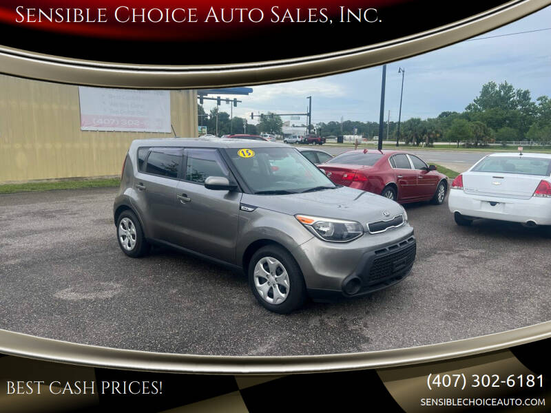 2015 Kia Soul for sale at Sensible Choice Auto Sales, Inc. in Longwood FL