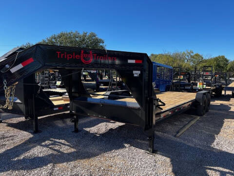 2024 TRIPLE R - Lowboy GooseneckTrailer 83&q for sale at LJD Sales in Lampasas TX