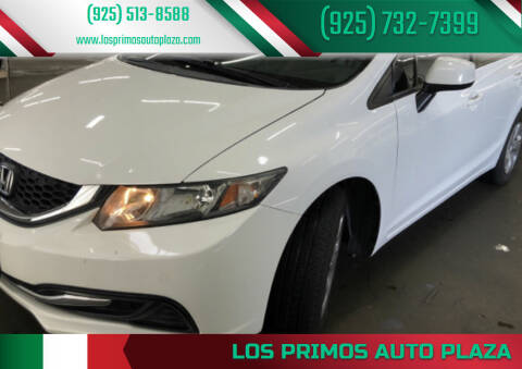 2013 Honda Civic for sale at Los Primos Auto Plaza in Brentwood CA