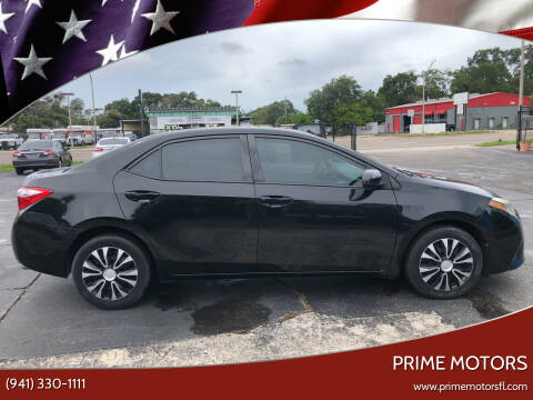 2015 Toyota Corolla for sale at Prime Motors in Sarasota FL