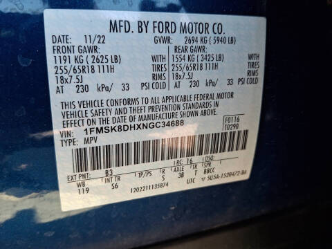 2022 Ford Explorer XLT
