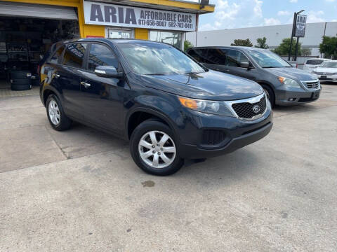 2013 Kia Sorento for sale at Aria Affordable Cars LLC in Arlington TX