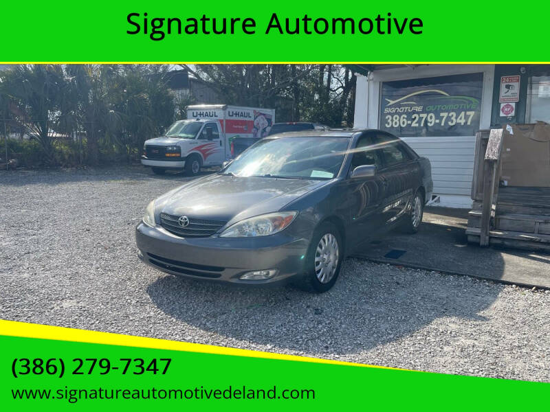 2003 Toyota Camry for sale at Signature Automotive in Deland FL