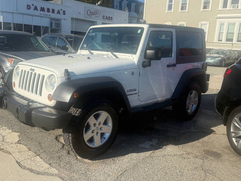2010 Jeep Wrangler for sale at Dambra Auto Sales in Providence RI
