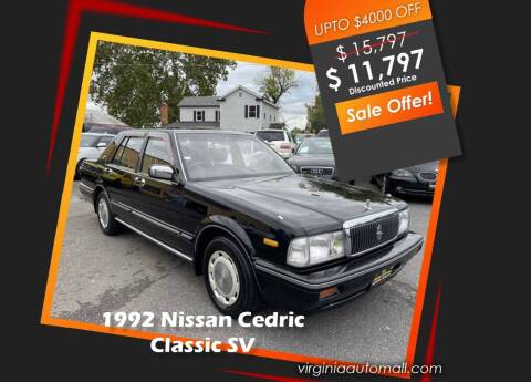 1992 Nissan cedric for sale at Virginia Auto Mall - JDM in Woodford VA