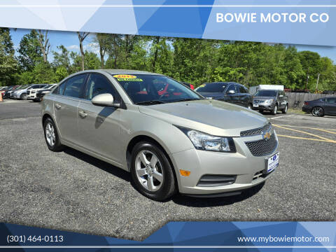 2013 Chevrolet Cruze for sale at Bowie Motor Co in Bowie MD