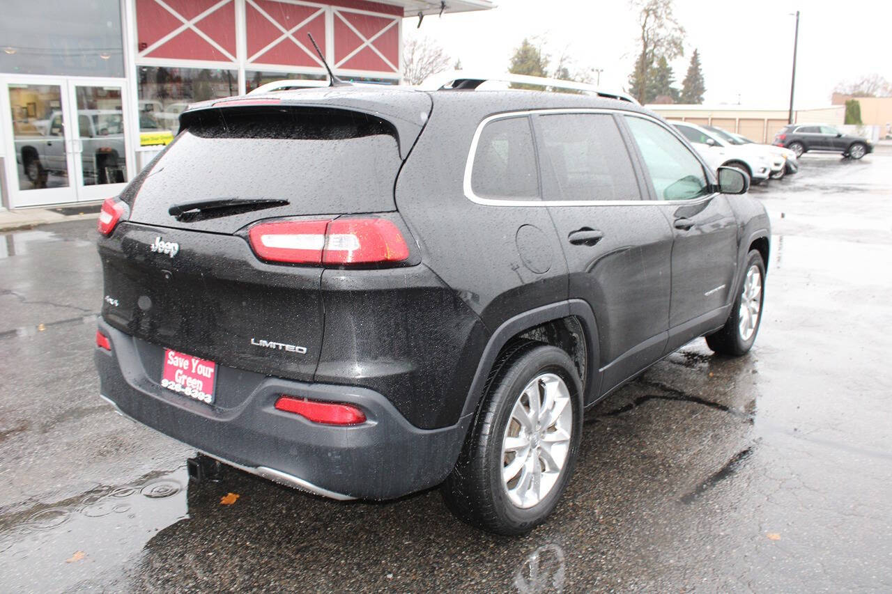 2015 Jeep Cherokee for sale at Jennifer's Auto Sales & Service in Spokane Valley, WA