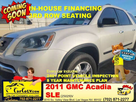 2011 GMC Acadia for sale at The Car Company - Buy Here Pay Here in Las Vegas NV