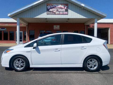 2011 Toyota Prius for sale at Sunset Auto Sales in Paragould AR