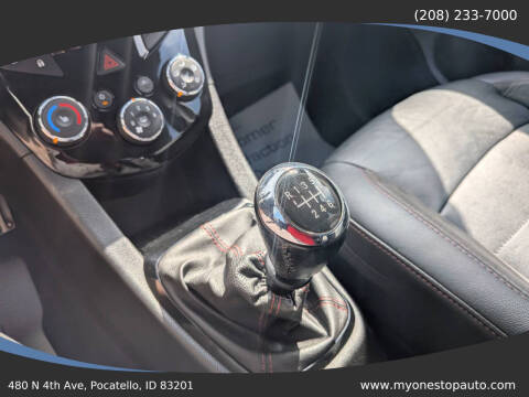 2016 Chevrolet Sonic RS Manual