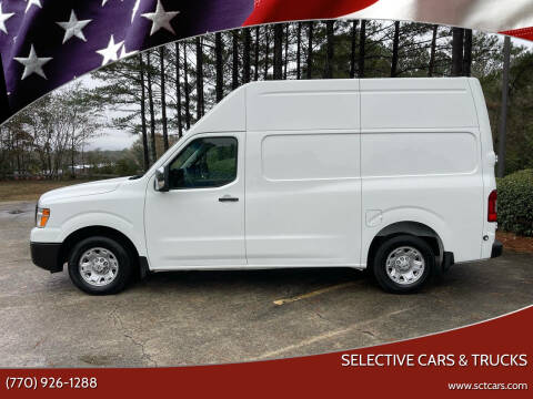 2019 Nissan NV for sale at SELECTIVE Cars & Trucks in Woodstock GA