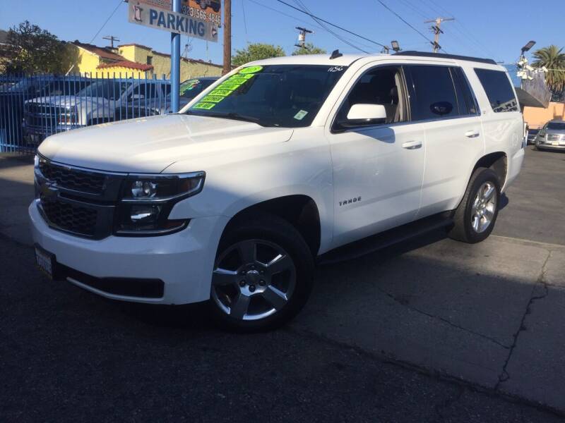2015 Chevrolet Tahoe for sale at 2955 FIRESTONE BLVD in South Gate CA