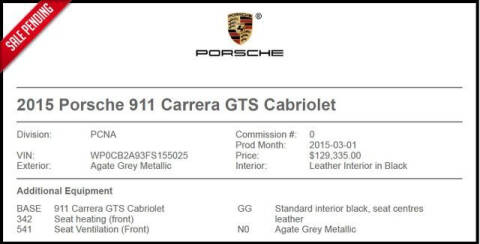2015 Porsche 911 for sale at RAC Performance in Carrollton TX