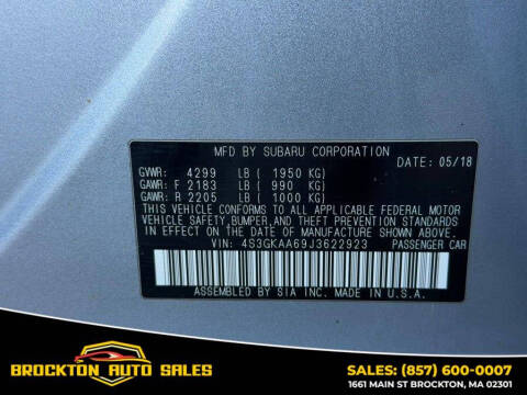 2018 Subaru Impreza 2.0i