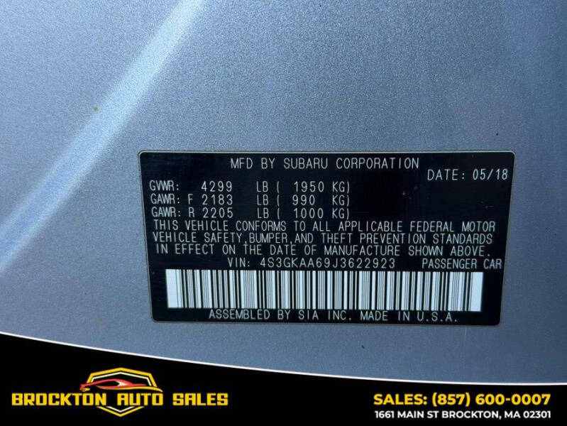 2018 Subaru Impreza 2.0i