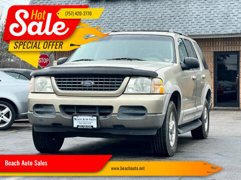 2002 Ford Explorer for sale at Beach Auto Sales in Virginia Beach VA