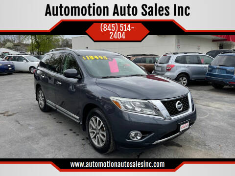 2013 Nissan Pathfinder for sale at Automotion Auto Sales Inc in Kingston NY