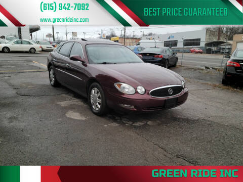 2007 Buick LaCrosse for sale at Green Ride Inc in Nashville TN