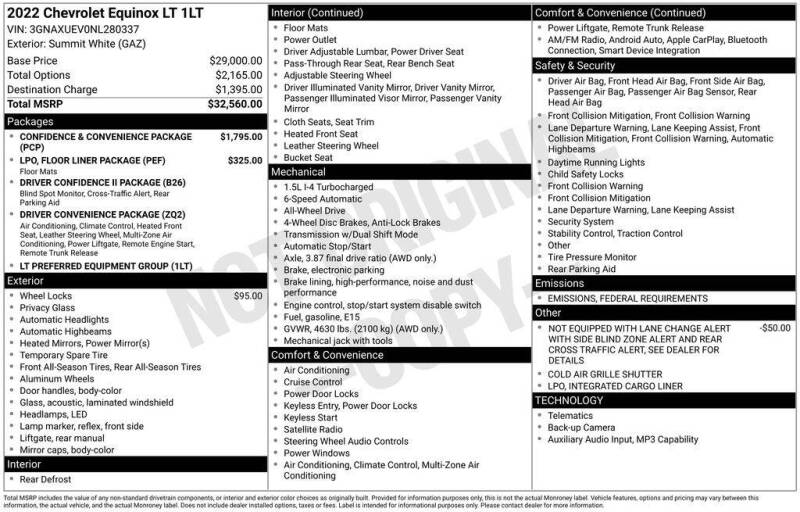 2022 Chevrolet Equinox LT