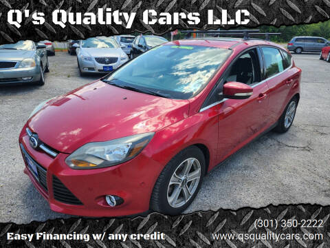 2012 Ford Focus for sale at Q's Quality Cars LLC in Capitol Heights MD