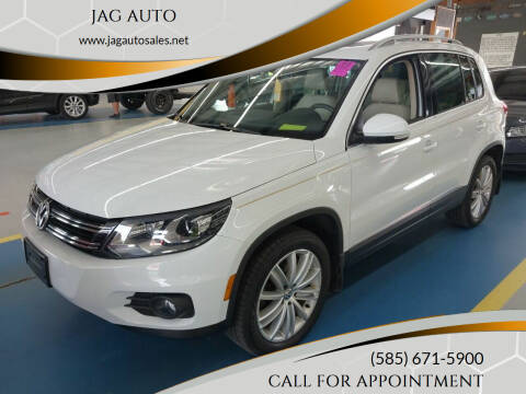 2016 Volkswagen Tiguan for sale at JAG AUTO in Webster NY