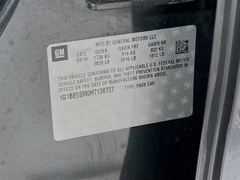 2017 Chevrolet Cruze LT Auto