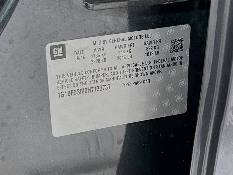 2017 Chevrolet Cruze LT Auto