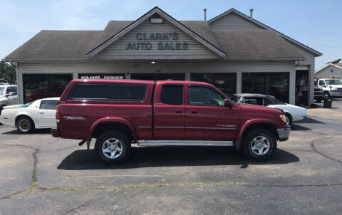 2000 Toyota Tundra for sale at Clarks Auto Sales in Middletown OH